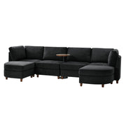Johannes Sectional Sofa - Black
