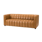 Ulysses Genuine Leather Sofa - Camel