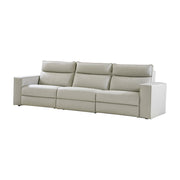 Kenny Electronic Modular Leather Sofa - Beige / 126