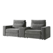 Kenny Electronic Modular Sofa - Grey / 107.5
