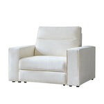 Kenny Electronic Modular Sofa - White / 54.5