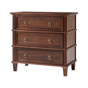 Lev 3-Drawer Nightstand - Walnut