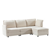 Rebeca Sectional Sofa - Beige / Z6SFXW0424-BGE-02