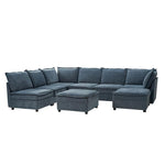 Rebecca Sectional Sofa - Blue