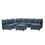 Rebecca Sectional Sofa - Blue