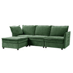 Rebeca Sectional Sofa - Green / Z6SFXW0424-GRN-02