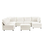 Rebecca Sectional Sofa - Ivory