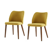 Barbara Set of 2 Dining Chair - Mustard