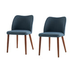 Barbara Set of 2 Dining Chair - Navy