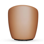 Claude Tufted Genuine Leather Classic Swivel Barrel Chair 