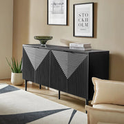 Octavia 63'' W Sideboard with Drawers and Wine Glass Rack