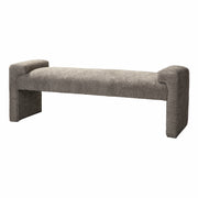 Severin Upholstered Bench - Grey