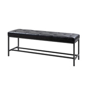 Jakob Upholstered Bench - Black