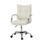 Leather Task Chair - White