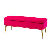Achilles Storage Bench - Fuchsia