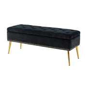 Achilles Storage Bench - Black