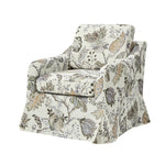 Alois Slipcovered Swivel Chair - JEA
