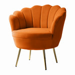 Donata Barrel Chair - Orange