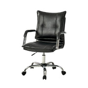 Leather Task Chair - Black