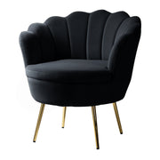 Donata Barrel Chair - Black