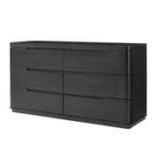 Silvius 6-Drawer Dresser - Charcoal