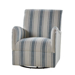 Alice Swivel Armchair - Blue