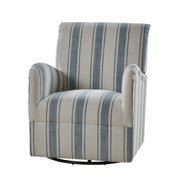 Alice Swivel Armchair - Blue