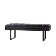 Laurg Upholstered Bench - Black