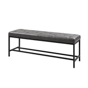 Jakob Upholstered Bench - Grey