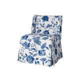 Edwin Slipcovered Chair - Turquoise