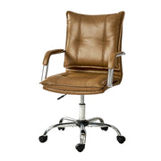 Leather Task Chair - Camel