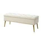 Achilles Storage Bench - Ivory