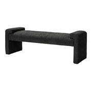 Severin Upholstered Bench - Black