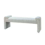 Severin Upholstered Bench - Ivory