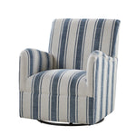 Alice Swivel Armchair - Navy