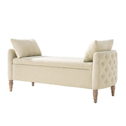 Olive Bench - Linen